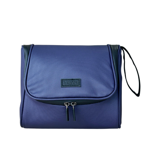 Neceser de viaje plegable color morado con múltiples compartimentos – Dream