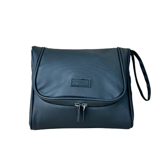 Neceser de viaje plegable color negro con múltiples compartimentos – Dream