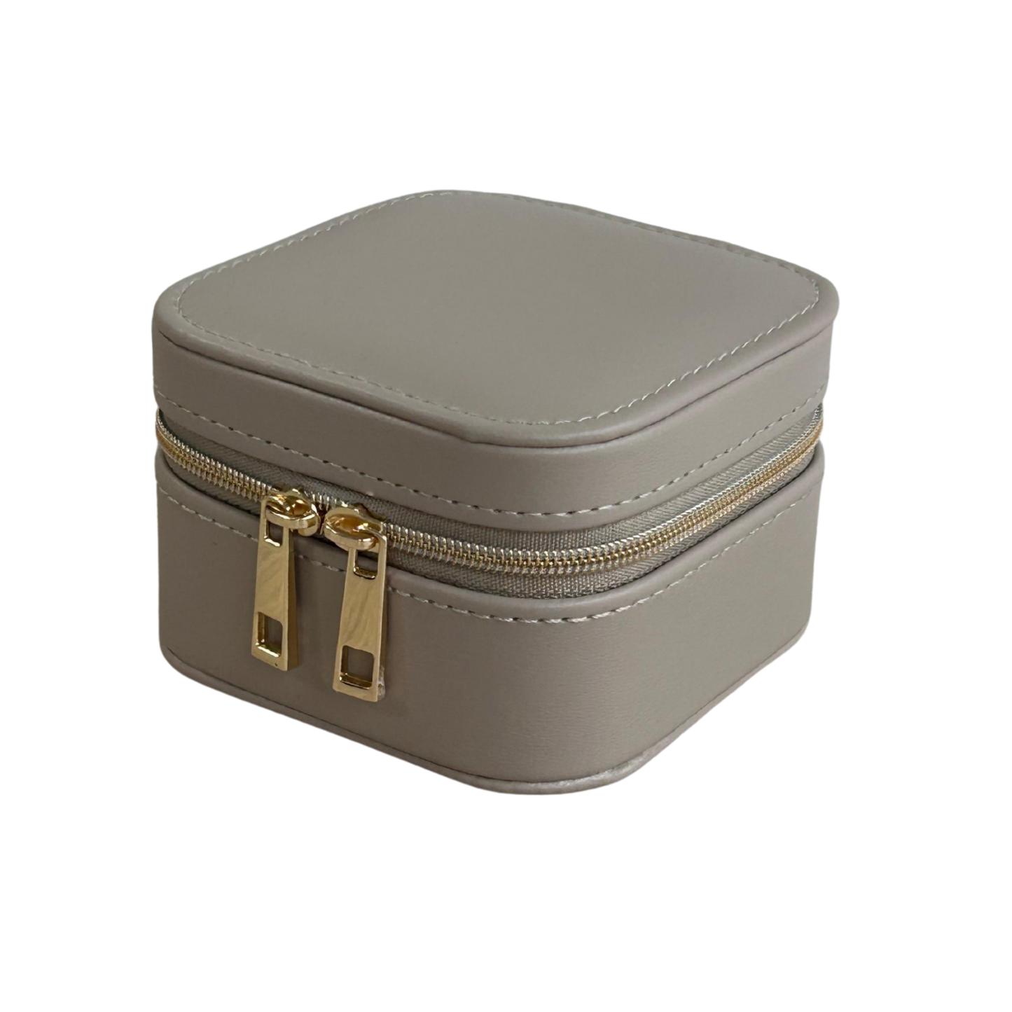 Estuche organizador portátil para joyas color rosa pequeño