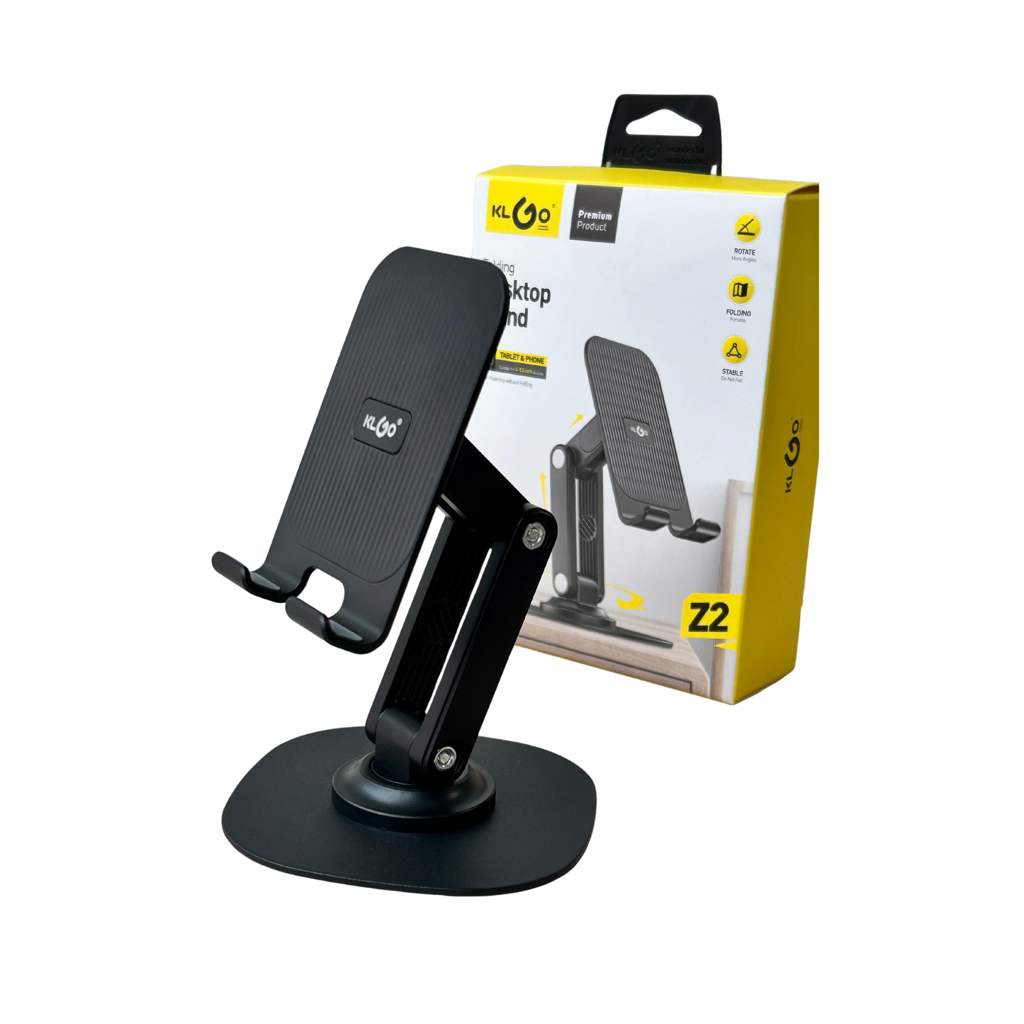 Soporte ajustable de escritorio para celular y tablet KLGO Z2