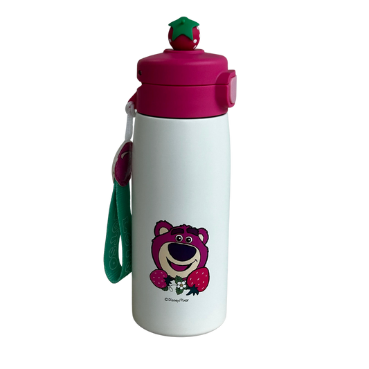 Termo Lotso con diseño de moño y correa portátil – Disney Pixar