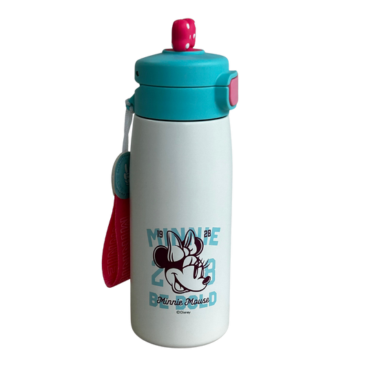 Termo Minnie Mouse con diseño de moño y correa portátil - Disney